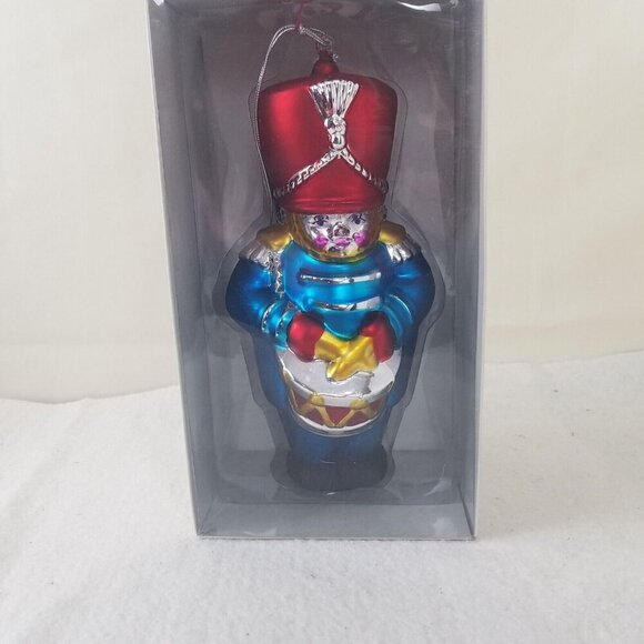 Department 56 Vintage Mercury Glass Large Toy Solider Handblown Ornament - Picture 2 of 16